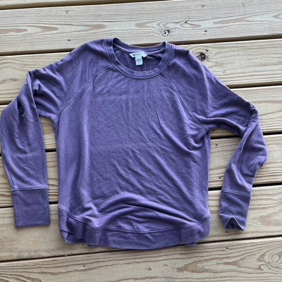 Athleta Mindset Sweatshirt Dark Sky Violet Purple Small - Picture 1 of 8